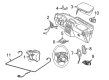 Saturn Air Bag Clockspring Diagram - 88963443