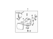 2006 Cadillac CTS Fog Light Diagram - 15140708