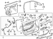 2017 Cadillac CTS Door Lock Switch Diagram - 84504639