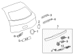 Cadillac CTS Emblem Diagram - 25840468