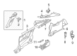 Saturn Instrument Panel Light Bulb Diagram - 93190936