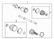 2021 Buick Encore GX Axle Shaft Diagram - 60002820