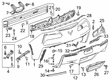 2017 Chevy Corvette Bumper Diagram - 84139443