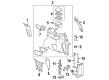 2003 Oldsmobile Silhouette Cup Holder Diagram - 10312106