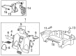 2009 Saturn Sky Cup Holder Diagram - 15812206