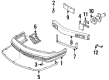 Oldsmobile 98 Bumper Diagram - 25622056