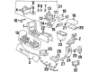 1996 Cadillac Seville Center Console Base Diagram - 12373225