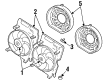 1998 Cadillac Catera Radiator fan Diagram - 9157173