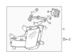 2019 Cadillac Escalade Fog Light Diagram - 84575579