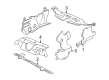 2000 Pontiac Grand Am Fender Splash Shield Diagram - 22599670