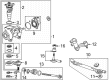 2022 GMC Sierra 3500 HD Rack And Pinion Diagram - 86802094