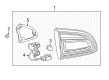 2015 Buick Enclave Back Up Light Diagram - 23507293