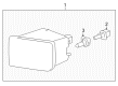 Cadillac XLR Fog Light Diagram - 10347354