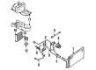 Cadillac Fleetwood Heater Core Diagram - 52461917