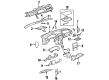 Oldsmobile Dash Panel Vent Portion Covers Diagram - 10430971