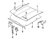 1986 Pontiac Grand Am Hood Latch Diagram - 22535659