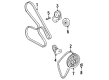 2000 Oldsmobile Intrigue Timing Belt Tensioner Diagram - 12565598