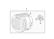 2008 Pontiac Vibe Fog Light Diagram - 88973636