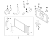 2009 Pontiac Vibe Radiator fan Diagram - 88975761