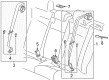 2012 Buick Verano Seat Belt Diagram - 19259391