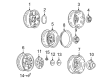 1998 GMC C2500 Suburban Spare Wheel Diagram - 9592405