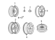 2005 Pontiac G6 Spare Wheel Diagram - 22775569