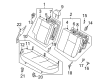 Chevy Aveo5 Seat Cushion Pad Diagram - 96409794