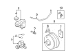 2008 Saturn Vue Brake Booster Vacuum Hose Diagram - 15884814