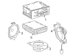 Oldsmobile Bravada Car Speakers Diagram - 15020589