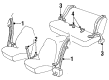 1989 Chevy Cavalier Seat Belt Diagram - 12330662