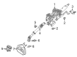 2010 Cadillac SRX Steering Column Diagram - 23304591