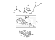 2005 Saturn Vue EGR Valve Diagram - 12581985