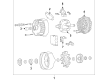 1999 GMC K2500 Alternator Diagram - 19244765