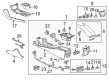 Cadillac ATS Center Console Diagram - 23307102