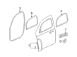 Chevy HHR Weather Strip Diagram - 19207495