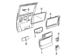 1995 GMC Safari Door Moldings Diagram - 15716476