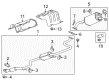 2019 Chevy Spark Exhaust Flange Gasket Diagram - 95389423