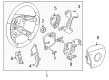 2009 Chevy Silverado 1500 Steering Wheel Diagram - 25853088