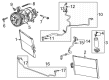 2023 Chevy Corvette A/C Clutch Diagram - 86808035