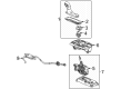 2023 Buick Encore GX Automatic Transmission Shift Levers Diagram - 13545105