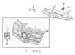 Cadillac Emblem Diagram - 20828296