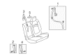 2007 Saturn Outlook Seat Belt Diagram - 19168229