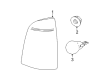 2000 Saturn LW2 Tail Light Diagram - 19210444