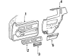 Cadillac Eldorado Car Speakers Diagram - 16049536