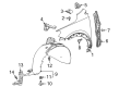 2023 Buick Encore GX Fender Splash Shield Diagram - 42755111