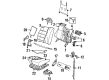 2001 Cadillac Catera Seat Cushion Pad Diagram - 9226364