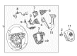 2016 Buick LaCrosse Steering Wheel Diagram - 23300259