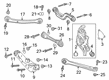 2018 Chevy Traverse Control Arm Bolt Diagram - 11609598