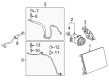 Cadillac A/C Condenser Diagram - 10442892