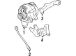 Pontiac Grand Prix Alternator Bracket Diagram - 24504042